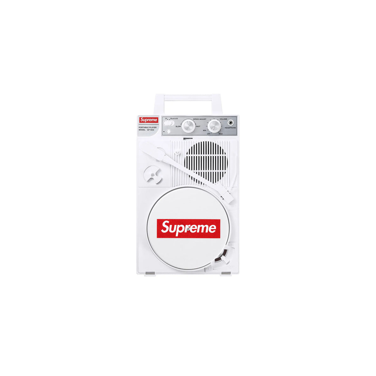 Supreme ANABAS GP-N3S Portable Record Player White