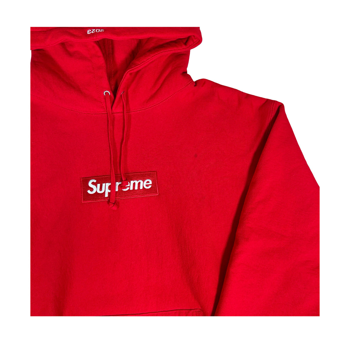 Supreme Box Logo Hooded Sweatshirt (FW23) Red [USED] - L (Used4)