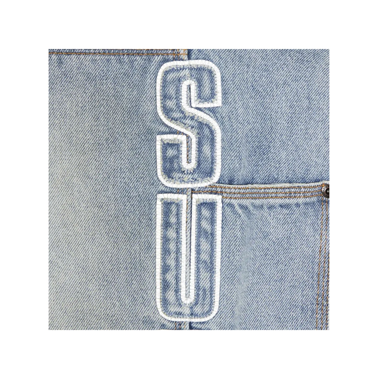 Supreme Reflective Double Knee Pant Denim