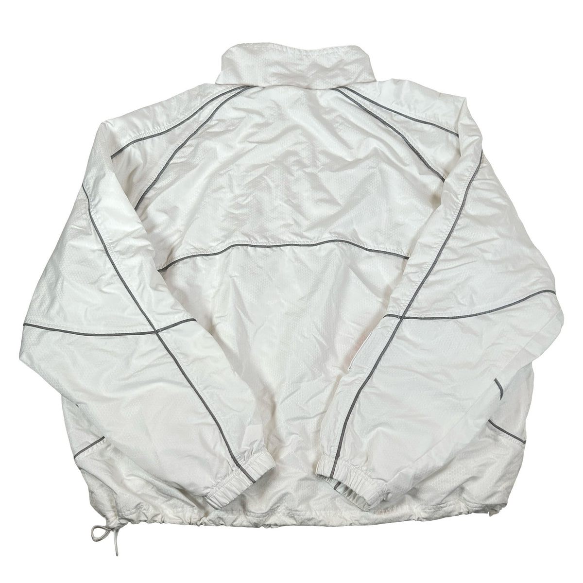 Supreme Reflective Piping Pullover White [USED] - XL (Used)