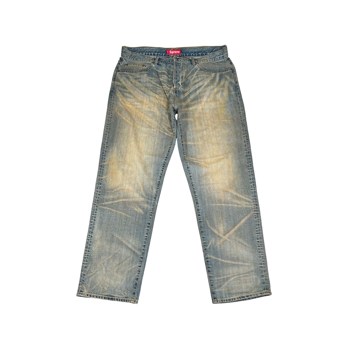Supreme Regular Jean (FW25) Dirty Indigo [USED] - 36 [USED]