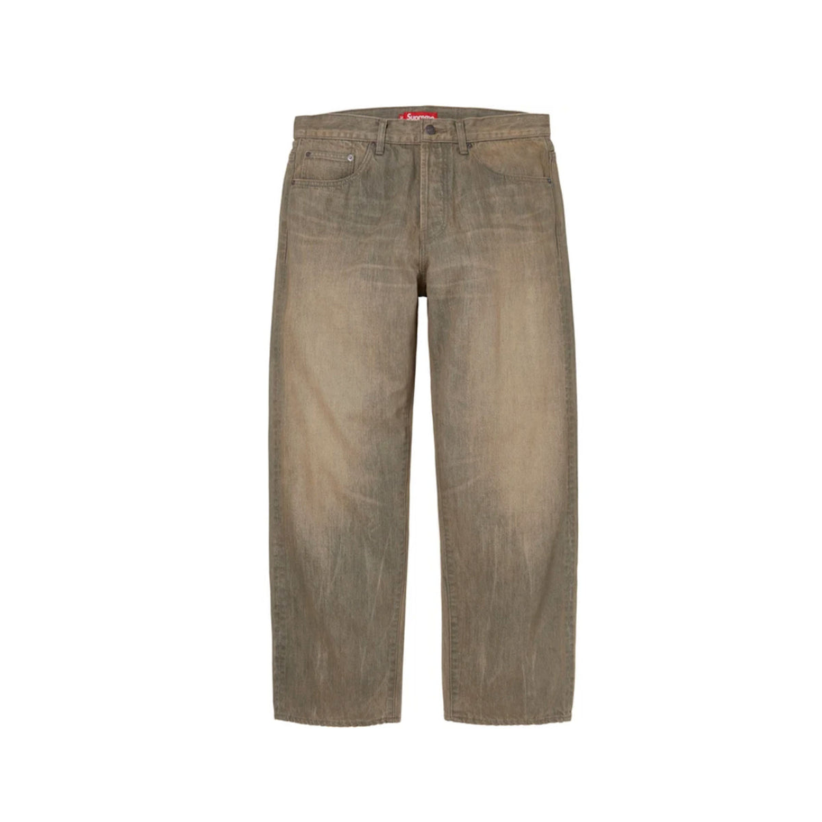 Supreme Loose Fit Worn Jean Washed Grey