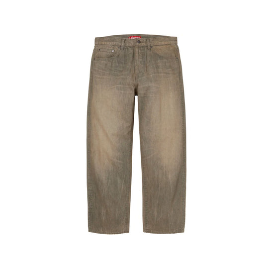 Supreme Loose Fit Worn Jean Washed Grey