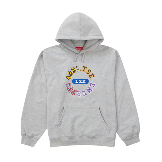 Supreme Reverse Hooded Sweatshirt Heather Grey [USED] - L (Used)