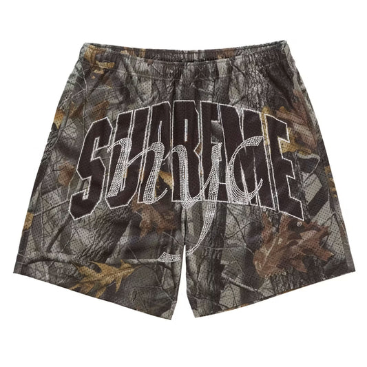 Supreme Rhinestone Mesh Short Realtree Hardwoods Camo
