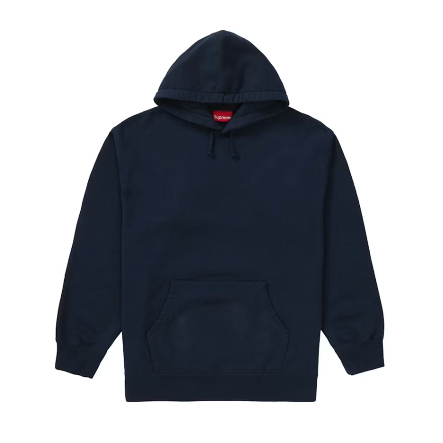 Supreme Rhinestone Script Hooded Sweatshirt Navy [USED] - M (Used)