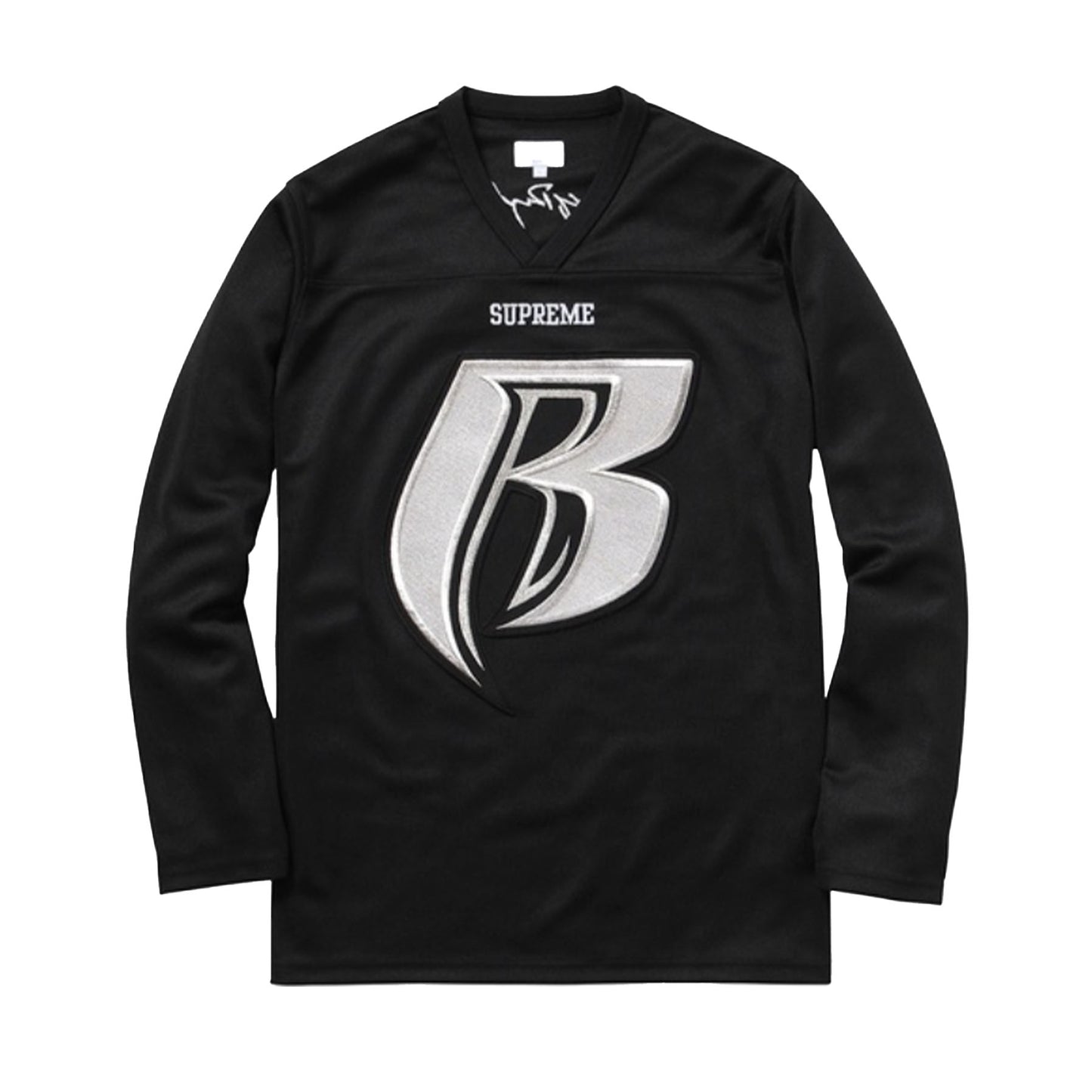 Supreme Ruff Ryders Hockey Top Black [USED] - XL (Used)