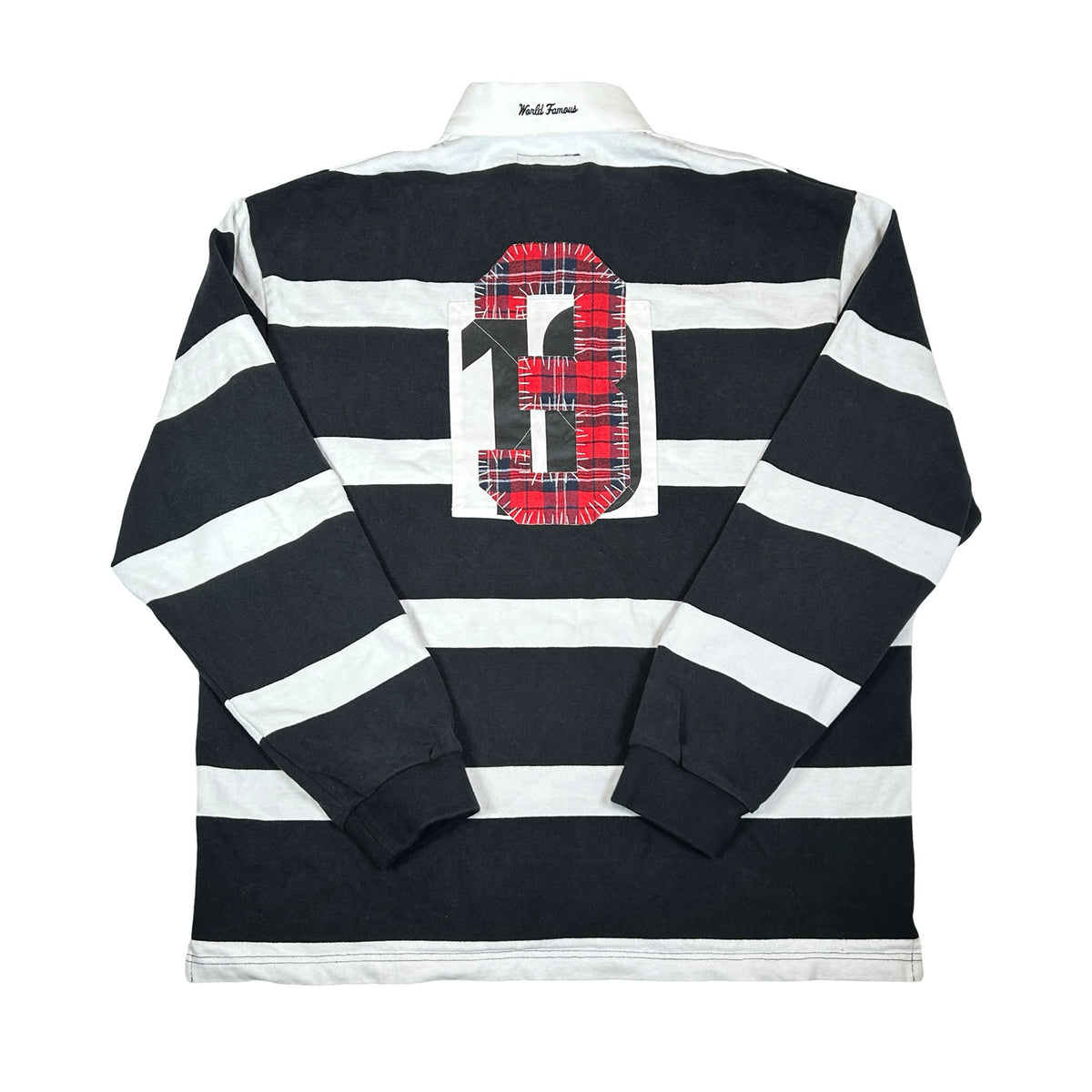 Supreme Stripe Rugby (FW25) Black [USED] - L (Used)