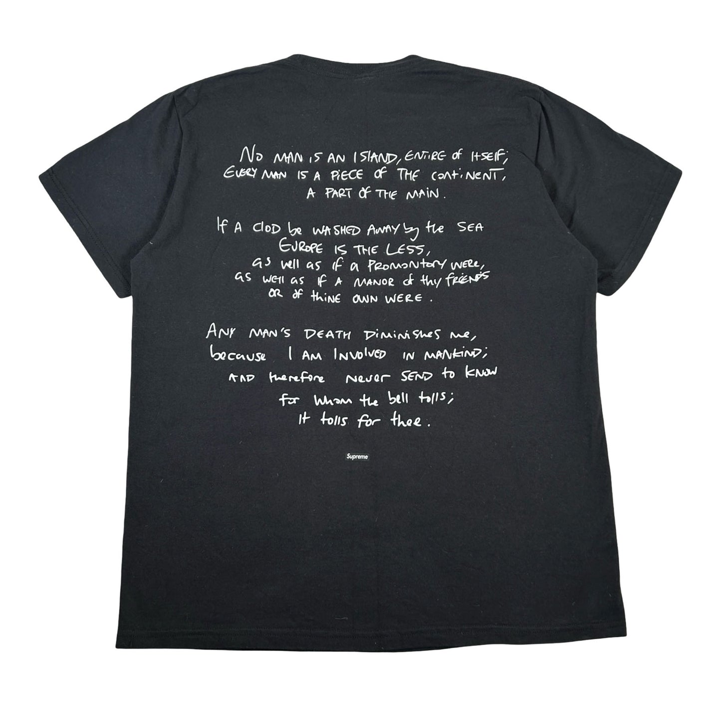 Supreme Rules The World Tee Black [USED] - M (Used2)