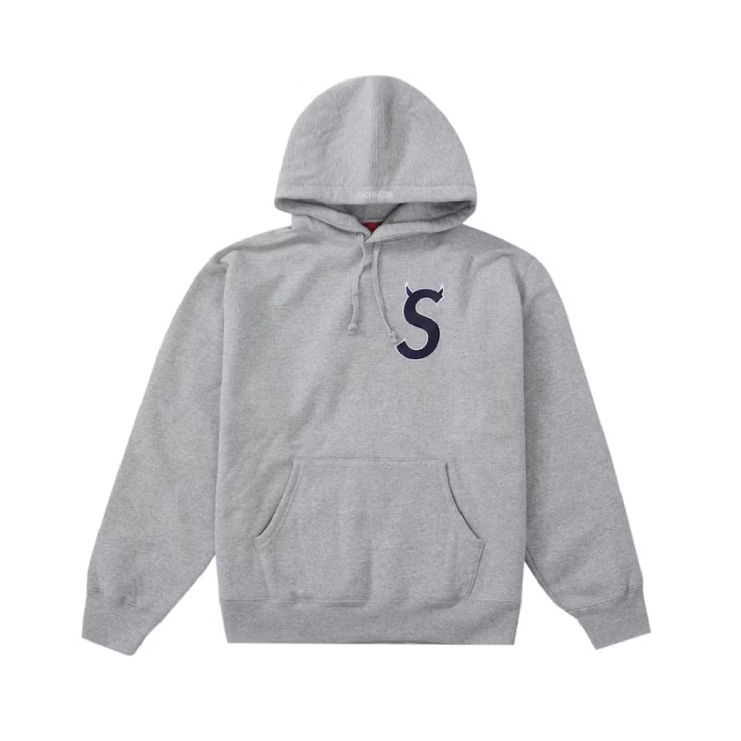 Supreme S Logo Hooded Sweatshirt (FW22) Heather Grey [USED] - L (Used)