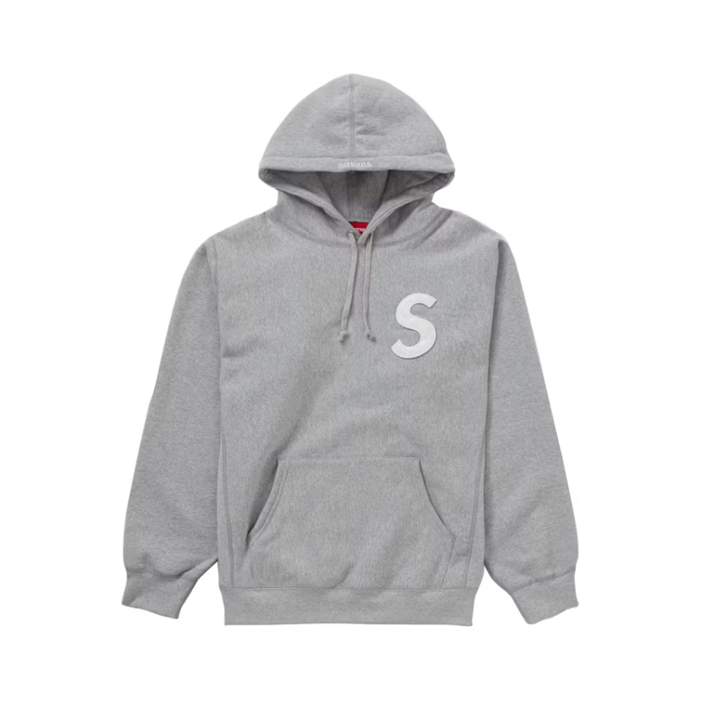 Supreme S Logo Hooded Sweatshirt (SS20) Heather Grey [USED] - L (Used)