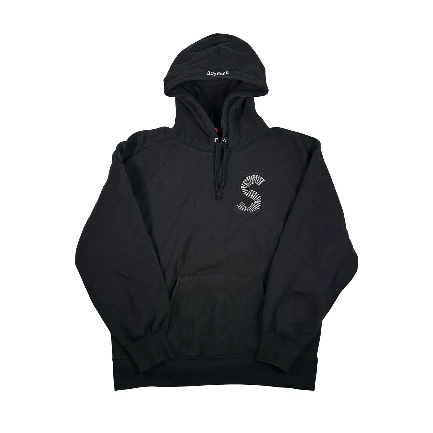 Supreme S Logo Hooded Sweatshirt (FW20) Black [USED] - L (Used2)