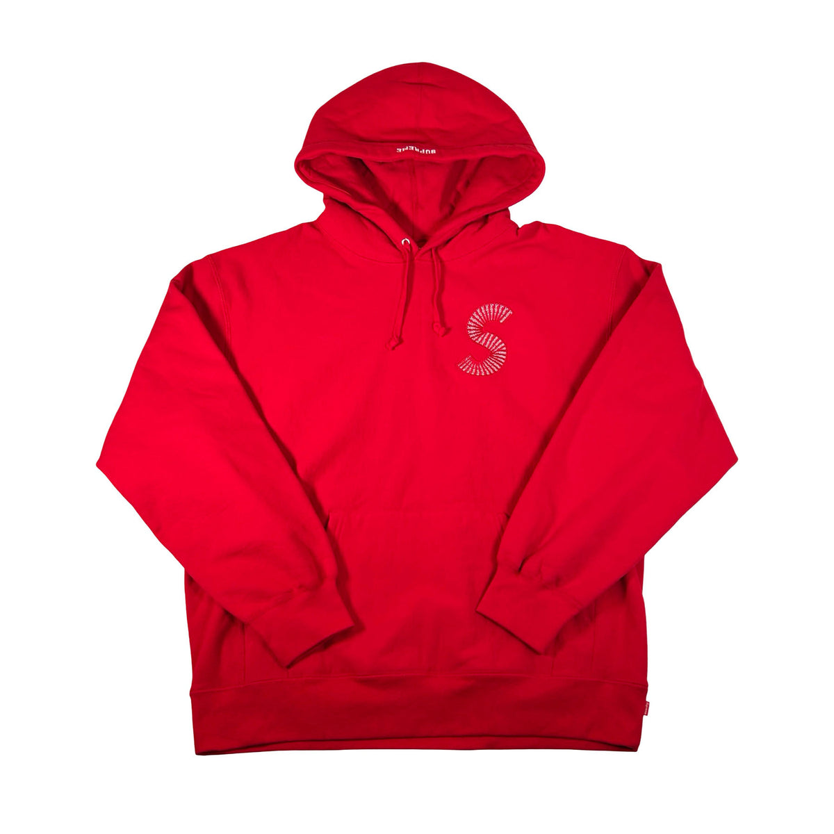 Supreme S Logo Hooded Sweatshirt (FW20) Red [USED] - XL (Used2)