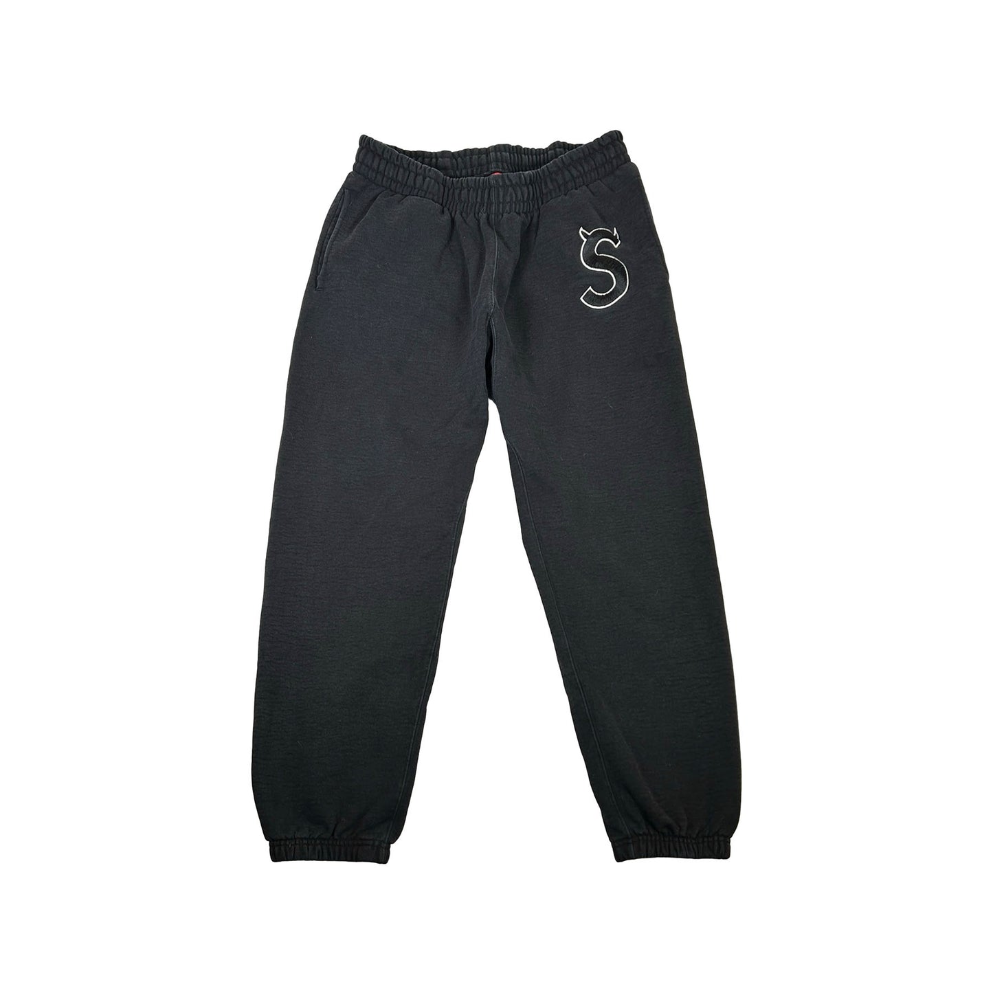 Supreme S Logo Sweatpant (FW22) Black [USED] - M (Used)