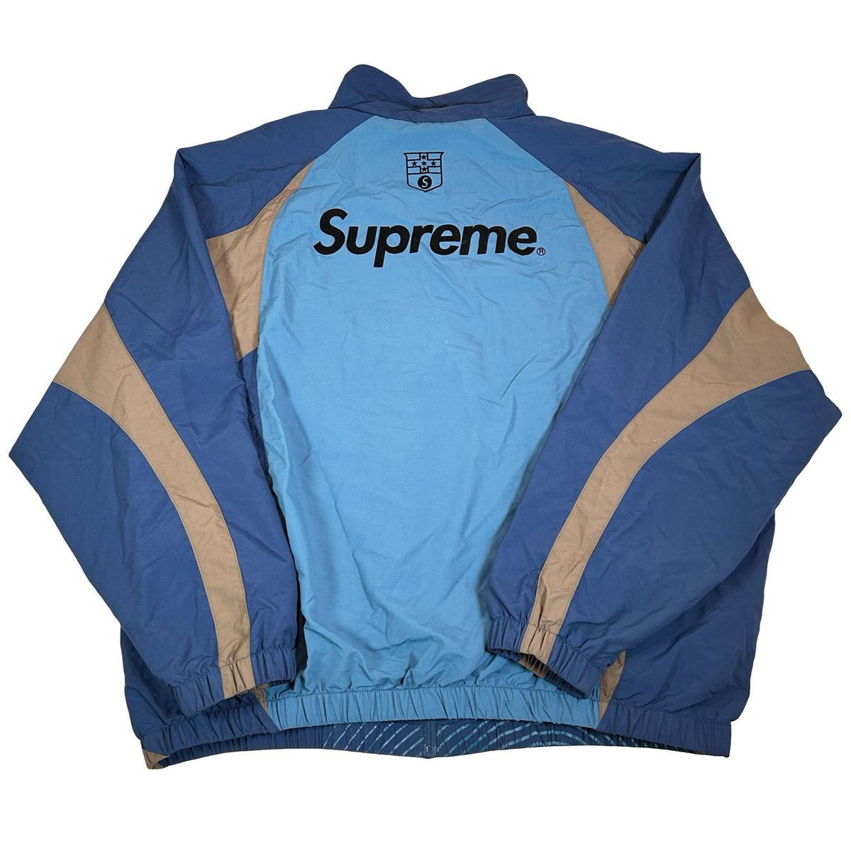Supreme S Logo Track Jacket (FW24) Navy [USED] - XL (Used)