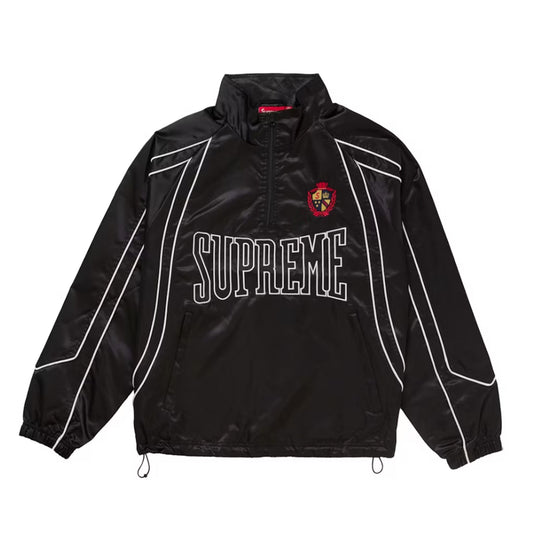 Supreme Satin Piping Pullover Black [USED] - XL (Used)