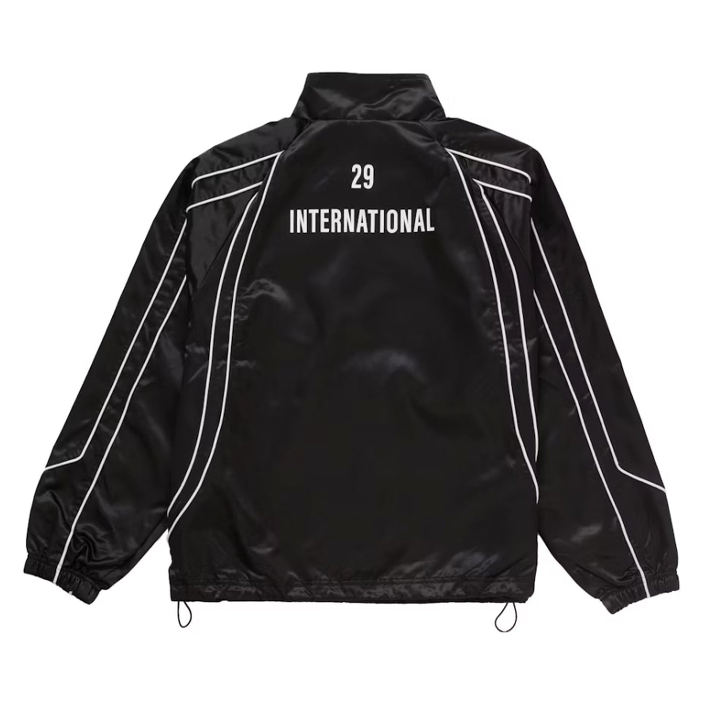 Supreme Satin Piping Pullover Black [USED] - XL (Used)