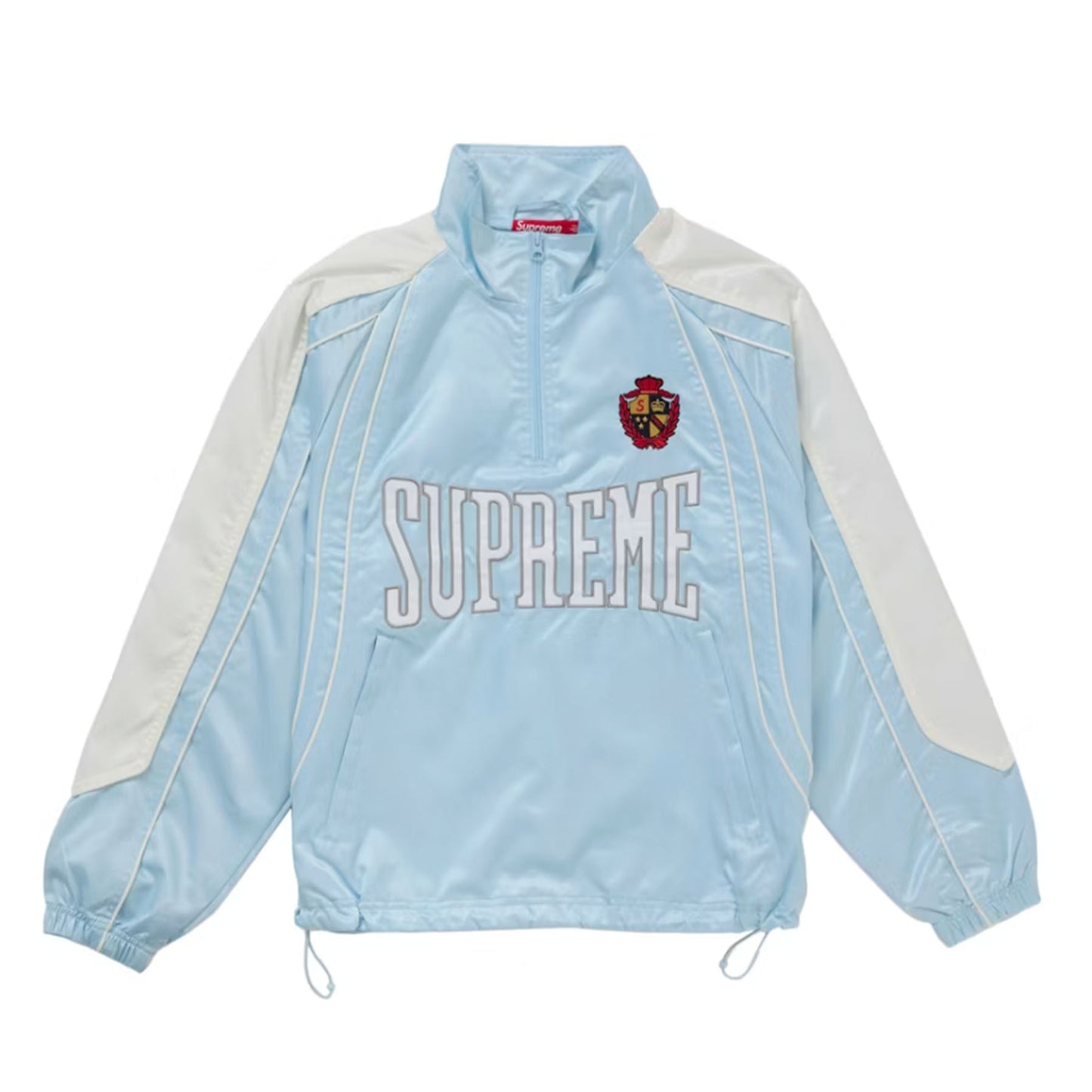 Supreme Satin Piping Pullover Light Blue [USED] - XL (Used)