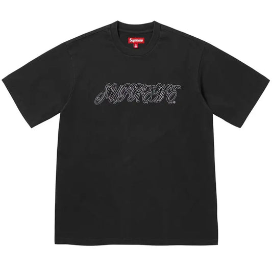 Supreme Raised Script S/S Top Black