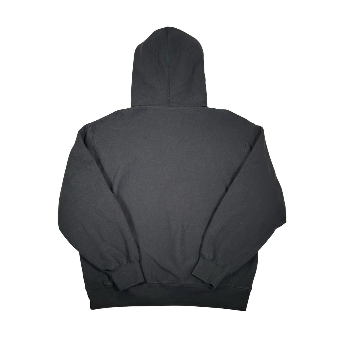 Supreme Raised Script Hooded Sweatshirt Black [USED] - M (Used)