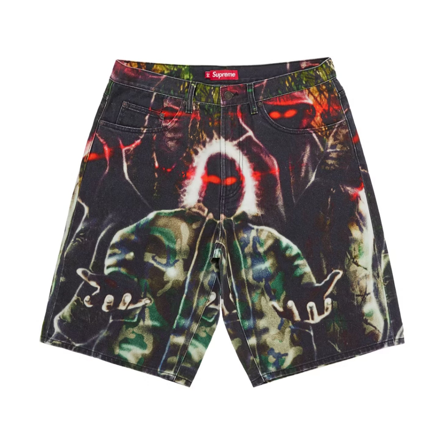 Supreme Shadows Baggy Denim Short Multicolor