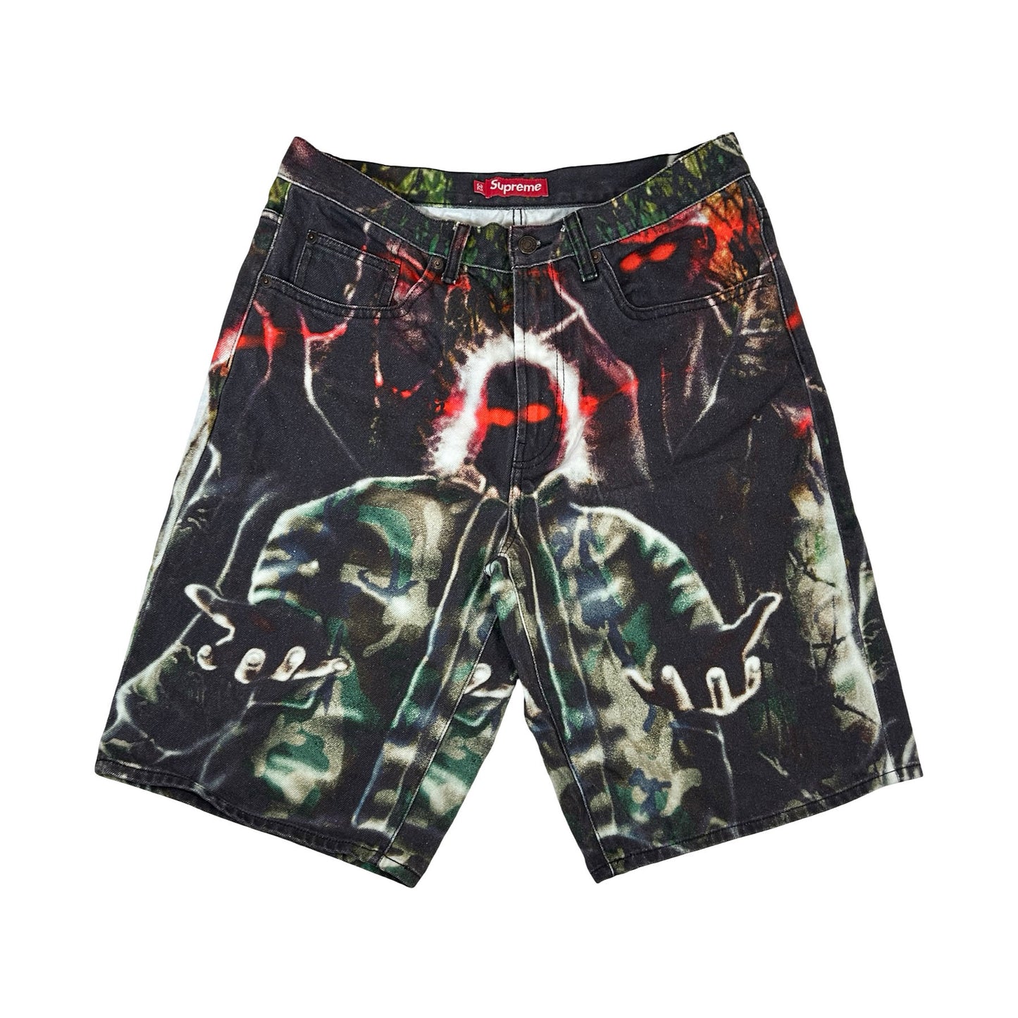 Supreme Shadows Baggy Denim Short Multicolor [USED] - 32 (Used)