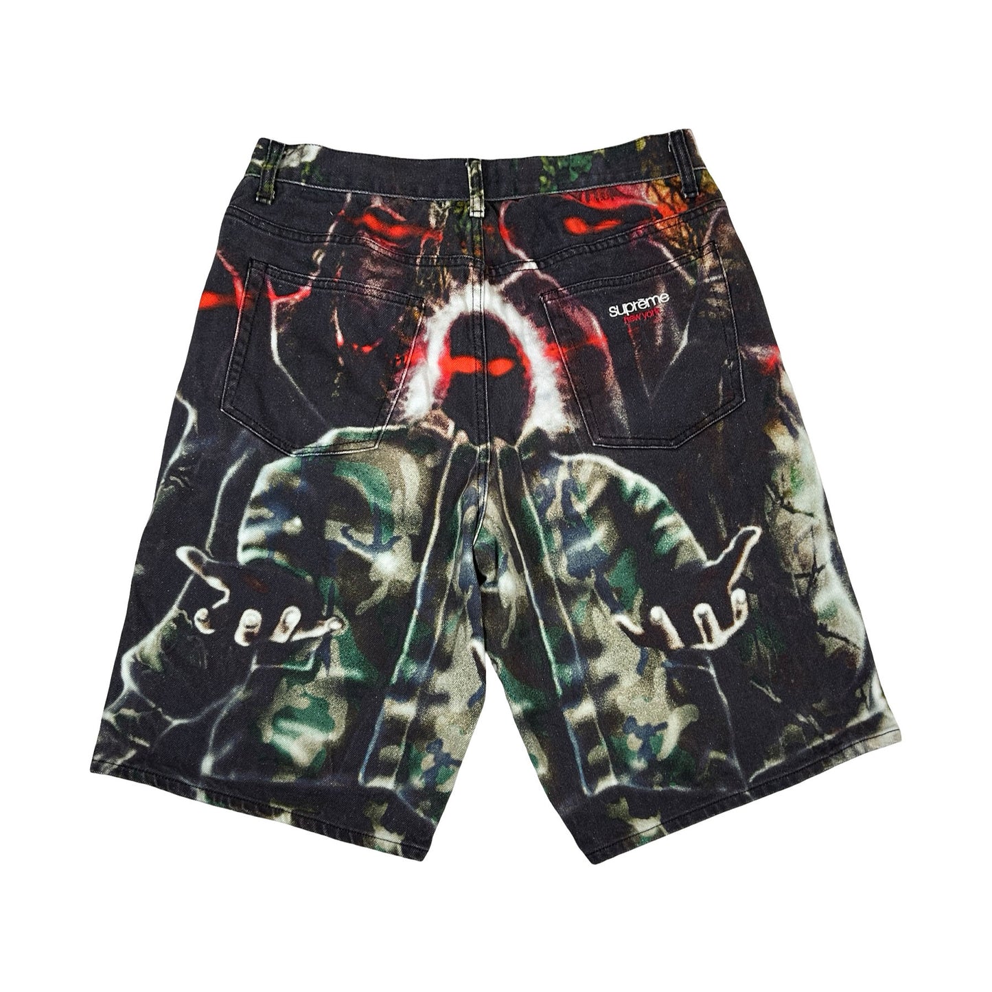 Supreme Shadows Baggy Denim Short Multicolor [USED] - 32 (Used)