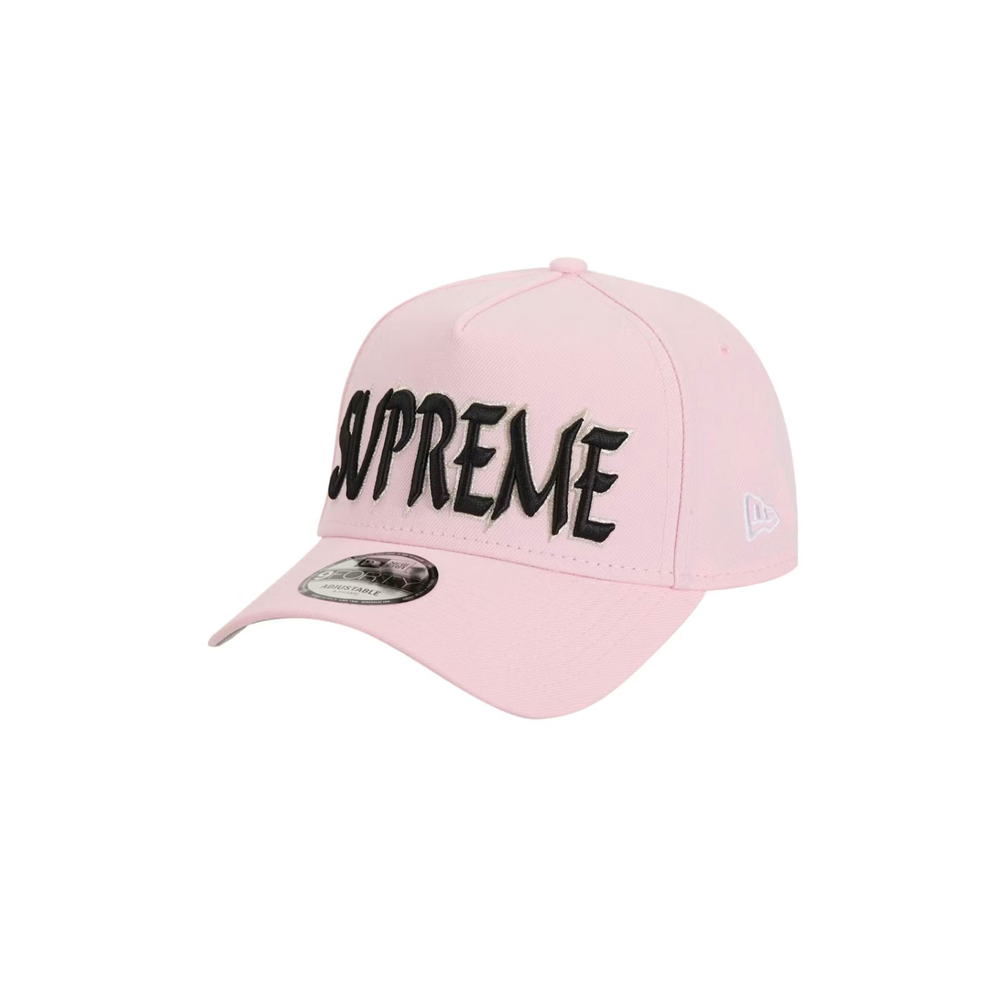 Supreme Sharp Spellout Adjustable New Era Cap Pink
