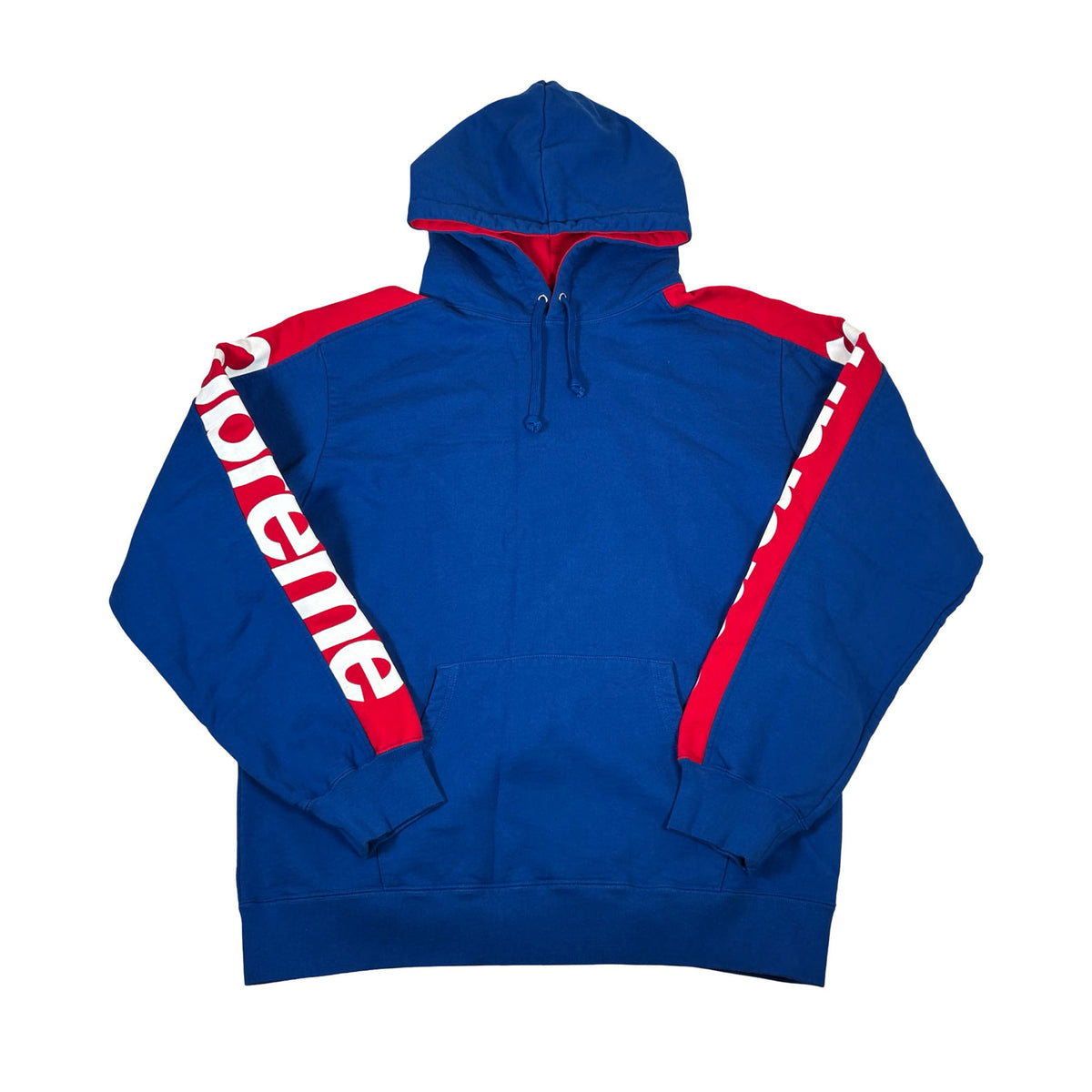 Supreme Sideline Hooded Sweatshirt Royal [USED] - XL (Used)
