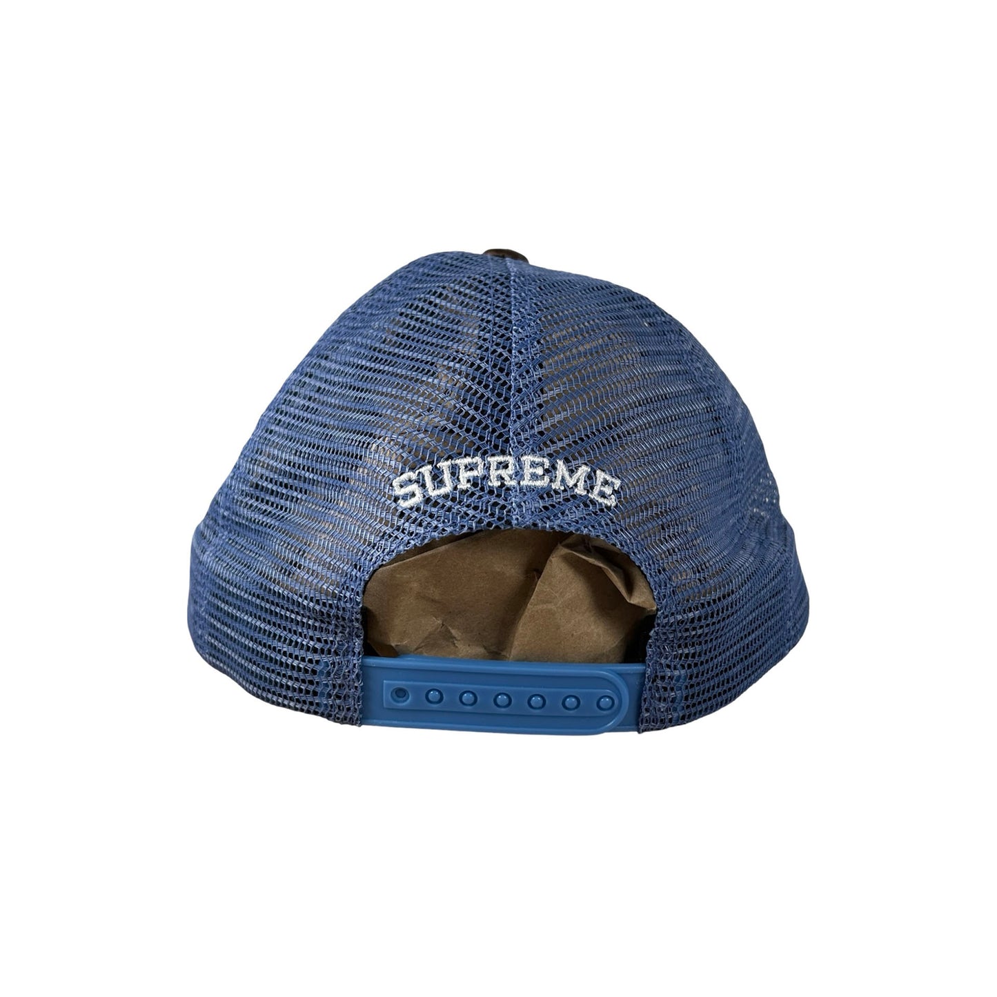 Supreme Silk Mesh Back 5-Panel Brown [USED]