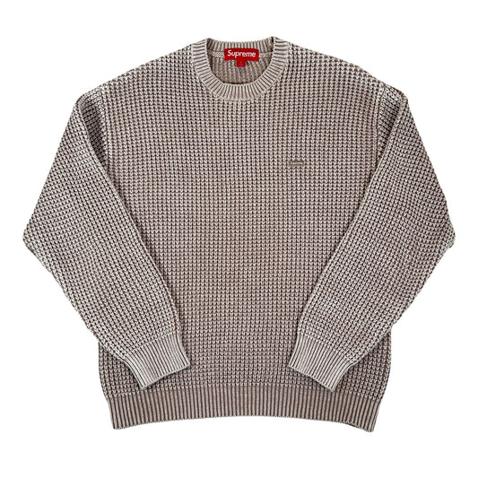 Supreme Waffle Small Box Sweater Stone [USED] - S (Used)