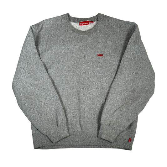 Supreme Small Box Crewneck Heather Grey [USED] - L (Used)