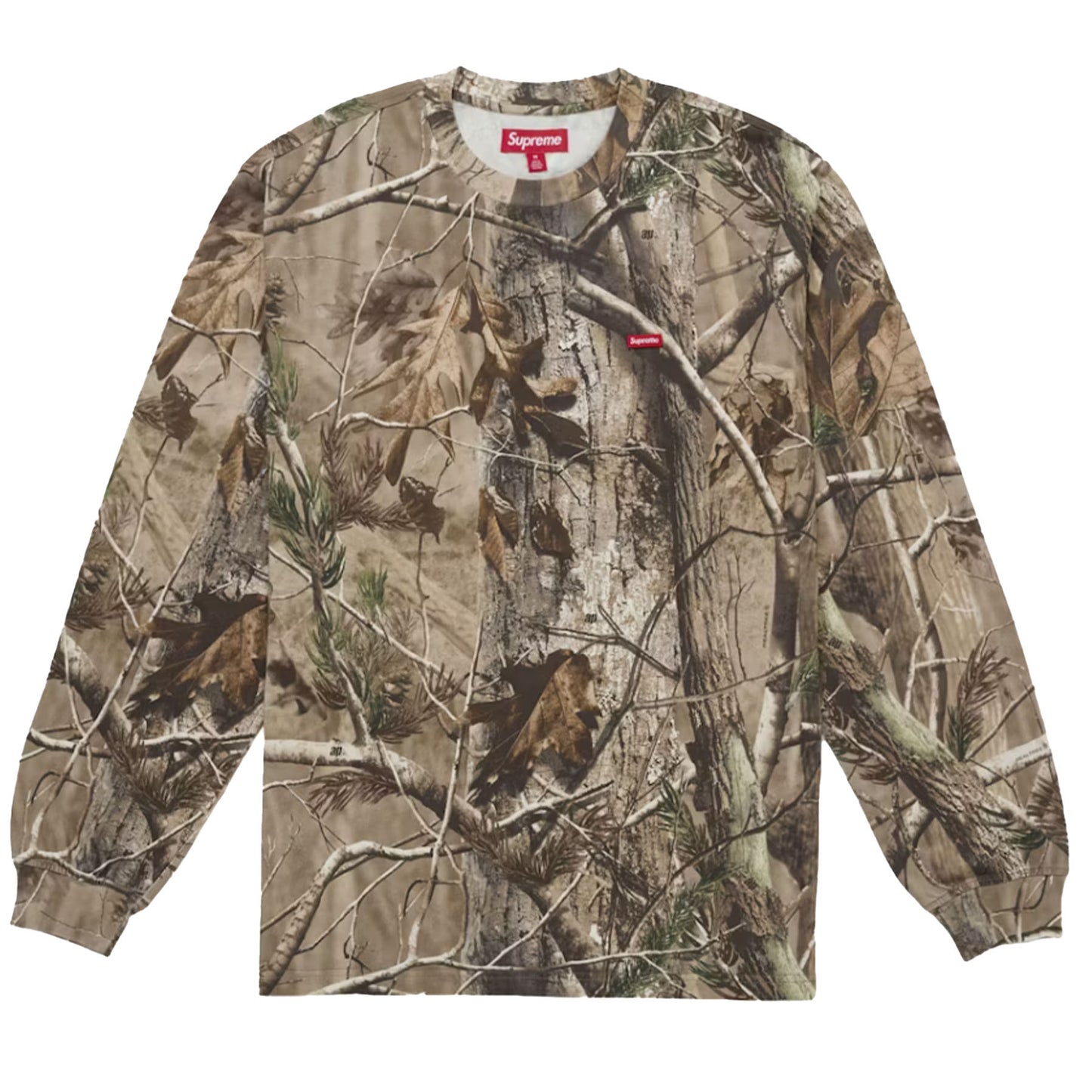Supreme Small Box L/S Tee (FW25) Realtree AP Camo [USED] - M (Used)