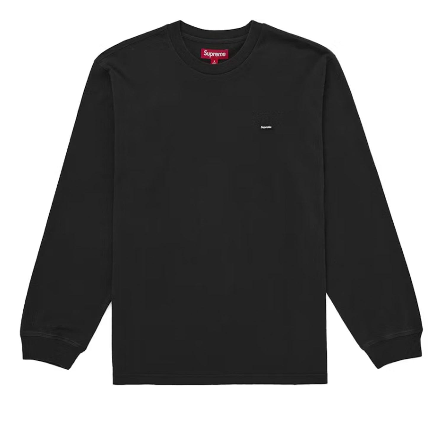 Supreme Small Box L/S Tee (SS26) Black [USED] - L (Used)