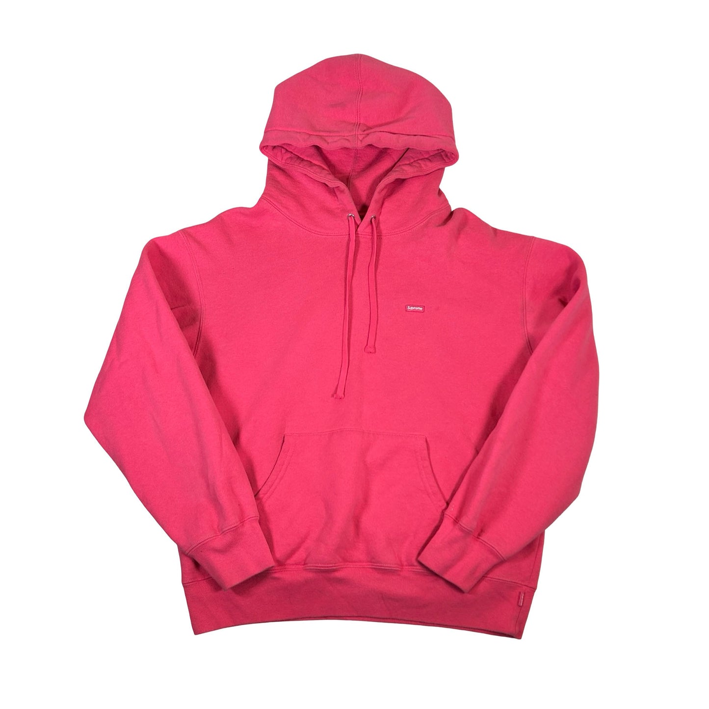 Supreme Small Box Hooded Sweatshirt (SS25) Magenta [USED] - S (Used)