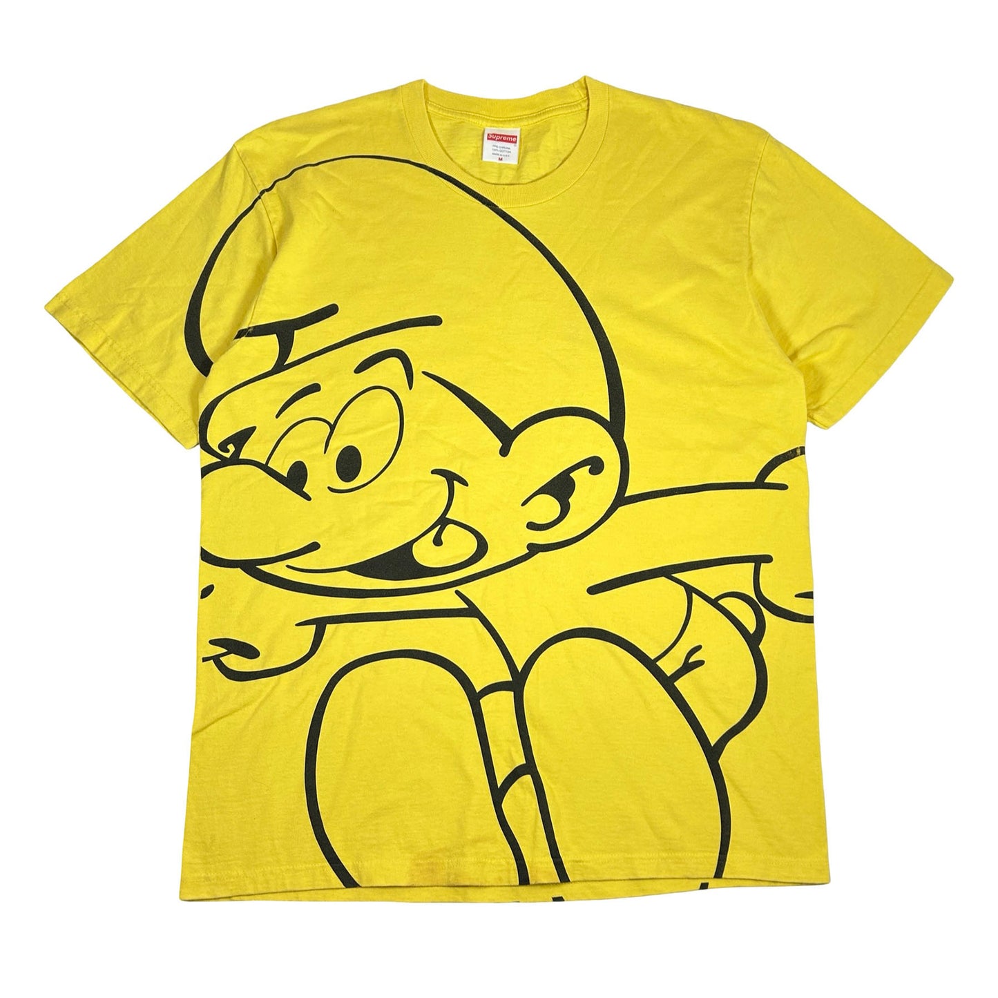 Supreme Smurfs Tee Yellow [USED] - M (Used)