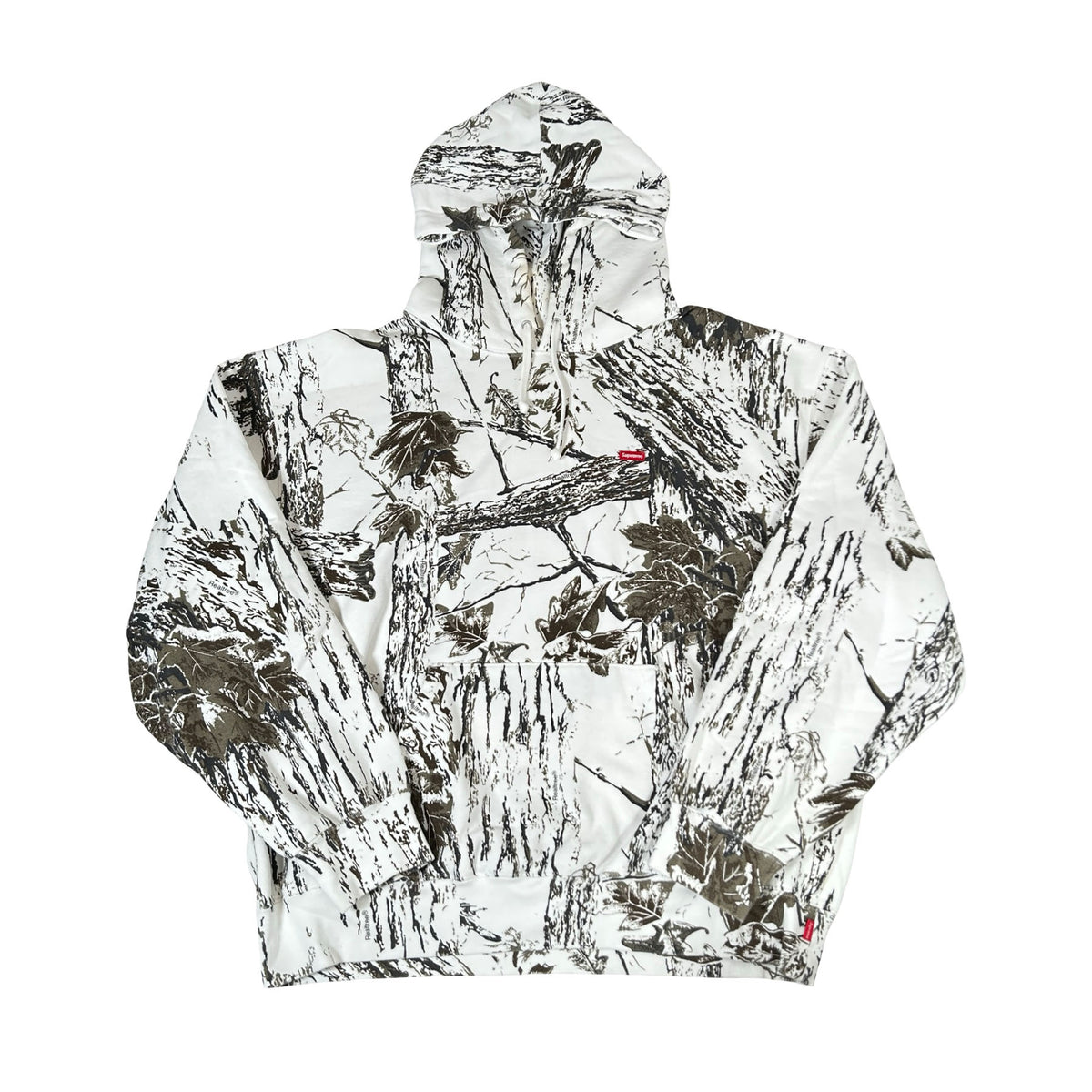 Supreme Small Box Hooded Sweatshirt (SS24) Snow Camo [USED] - L (Used)