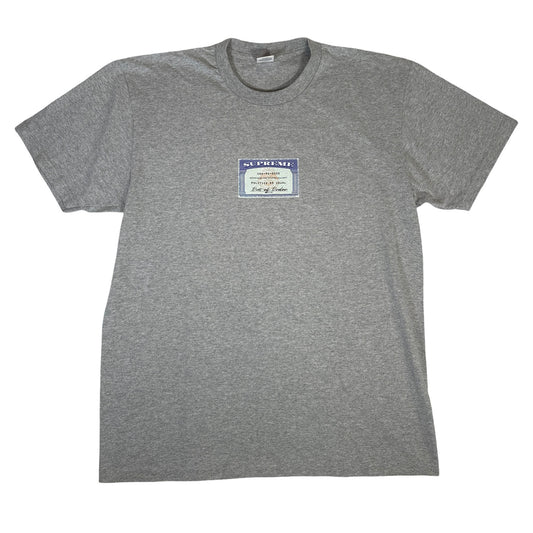 Supreme Social Tee Heather Grey [USED] - L (Used)