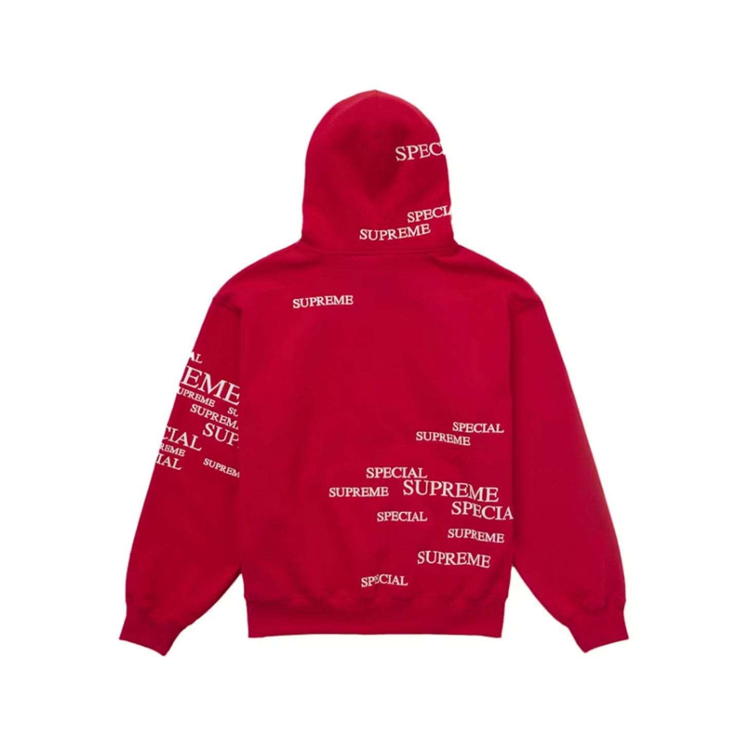 Supreme Special Zip Up Hooded Sweatshirt Red [USED] - L (Used)