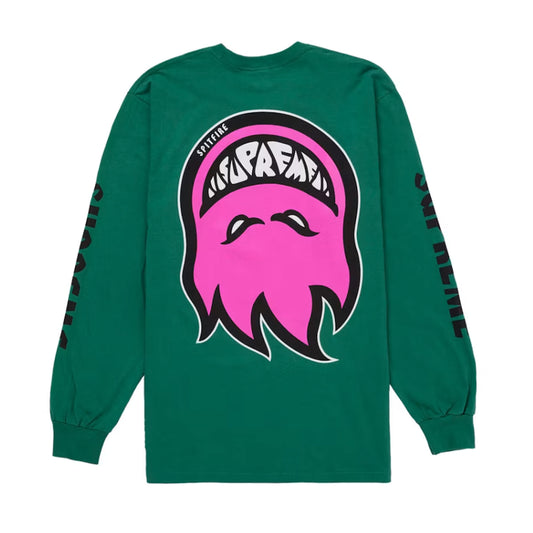 Supreme Spitfire Bighead L/S Tee Green