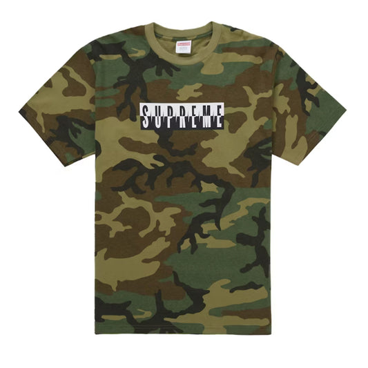 Supreme Split Tee (FW25) Woodland Camo