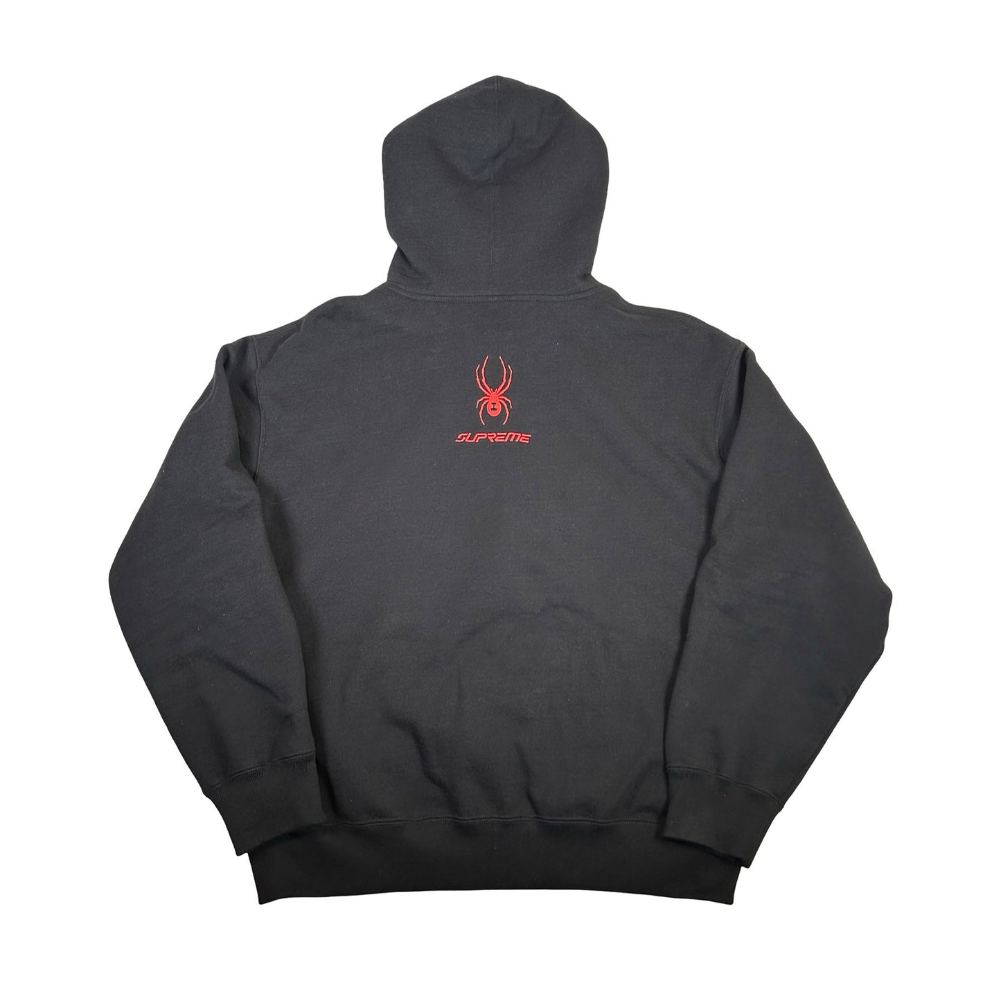 Supreme Spyder Zip Up Hooded Sweatshirt Black [USED] - S (Used)