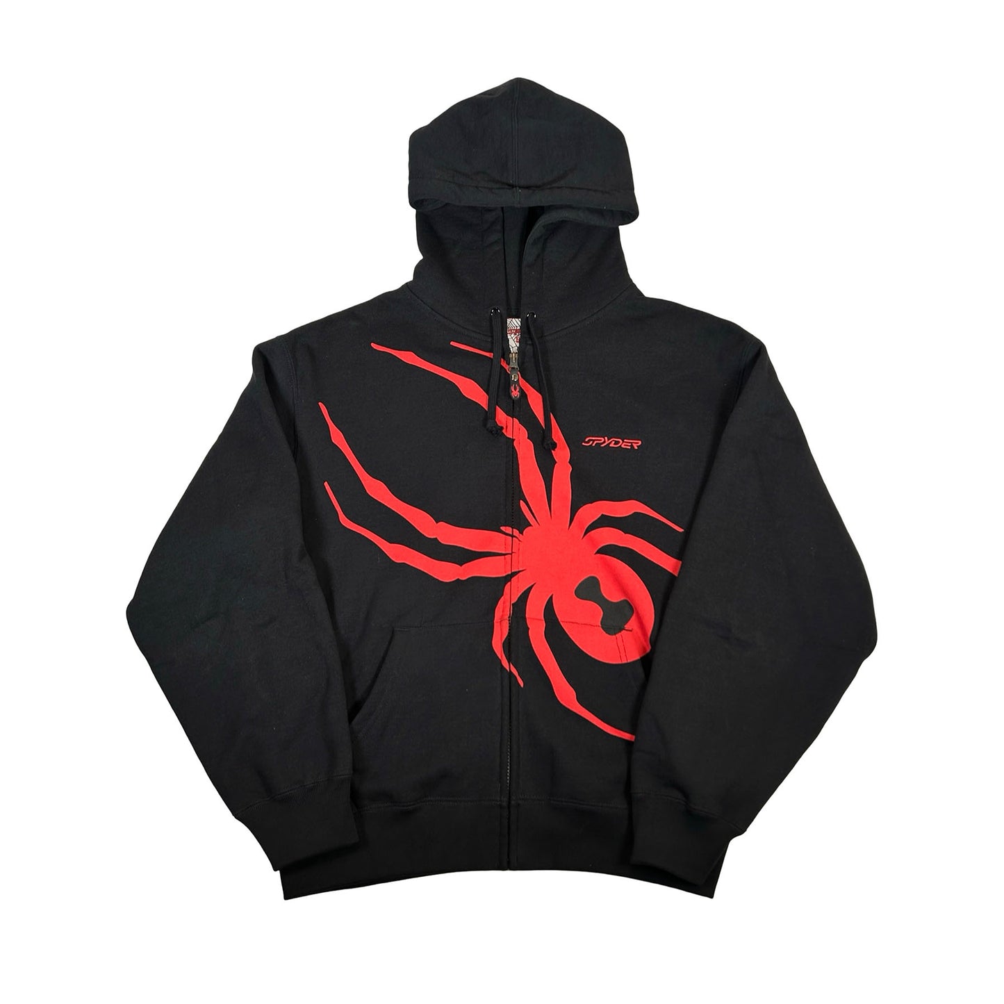 Supreme Spyder Zip Up Hooded Sweatshirt Black [USED] - S (Used)