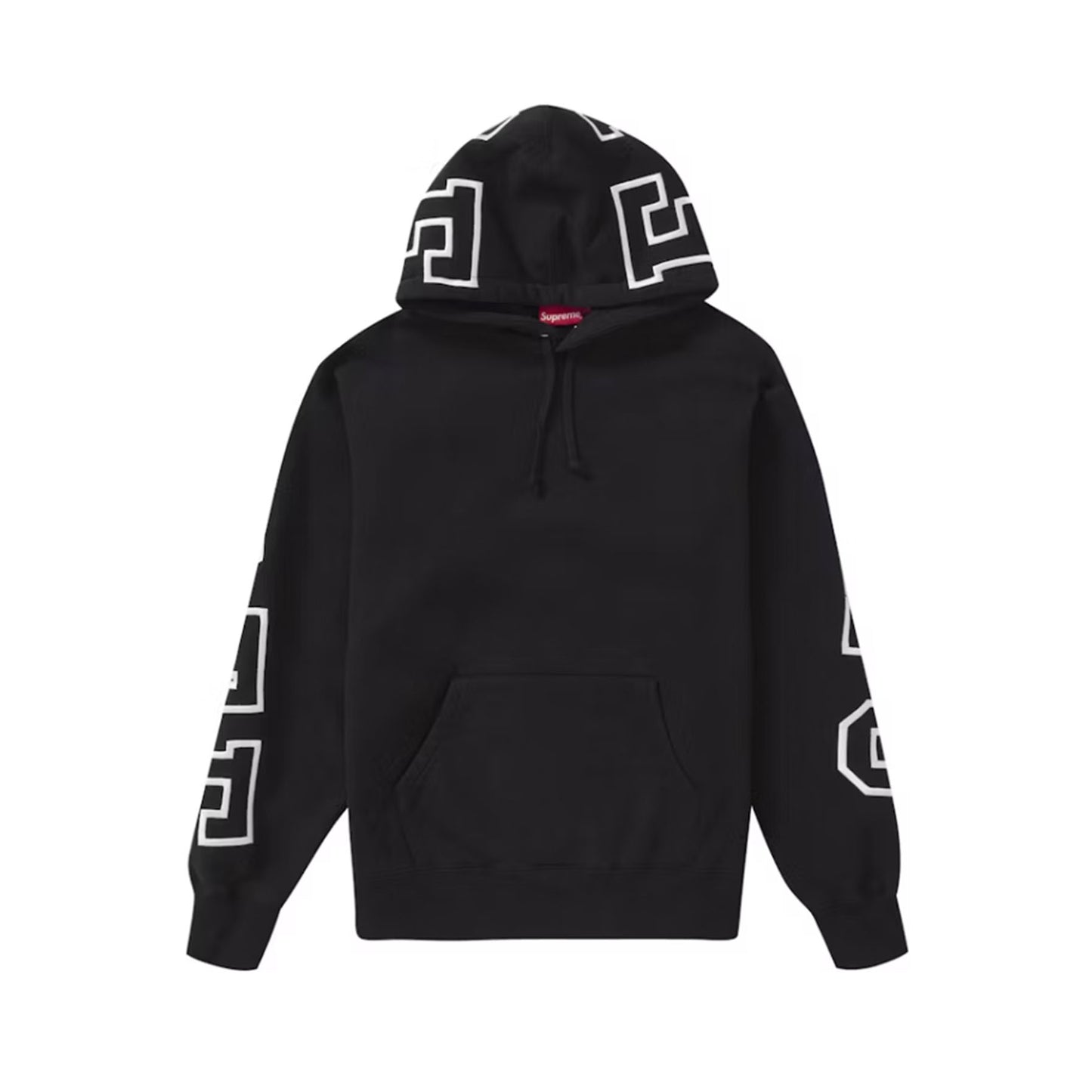 Supreme State Hooded Sweatshirt Black [USED] - XL (Used)