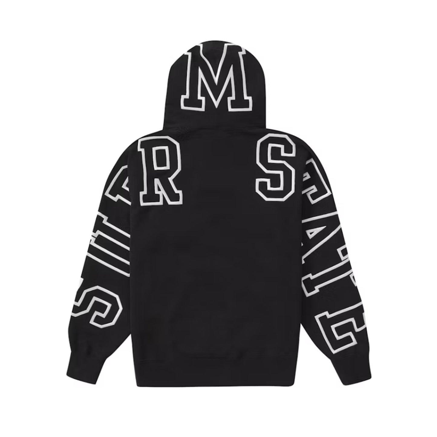 Supreme State Hooded Sweatshirt Black [USED] - XL (Used)
