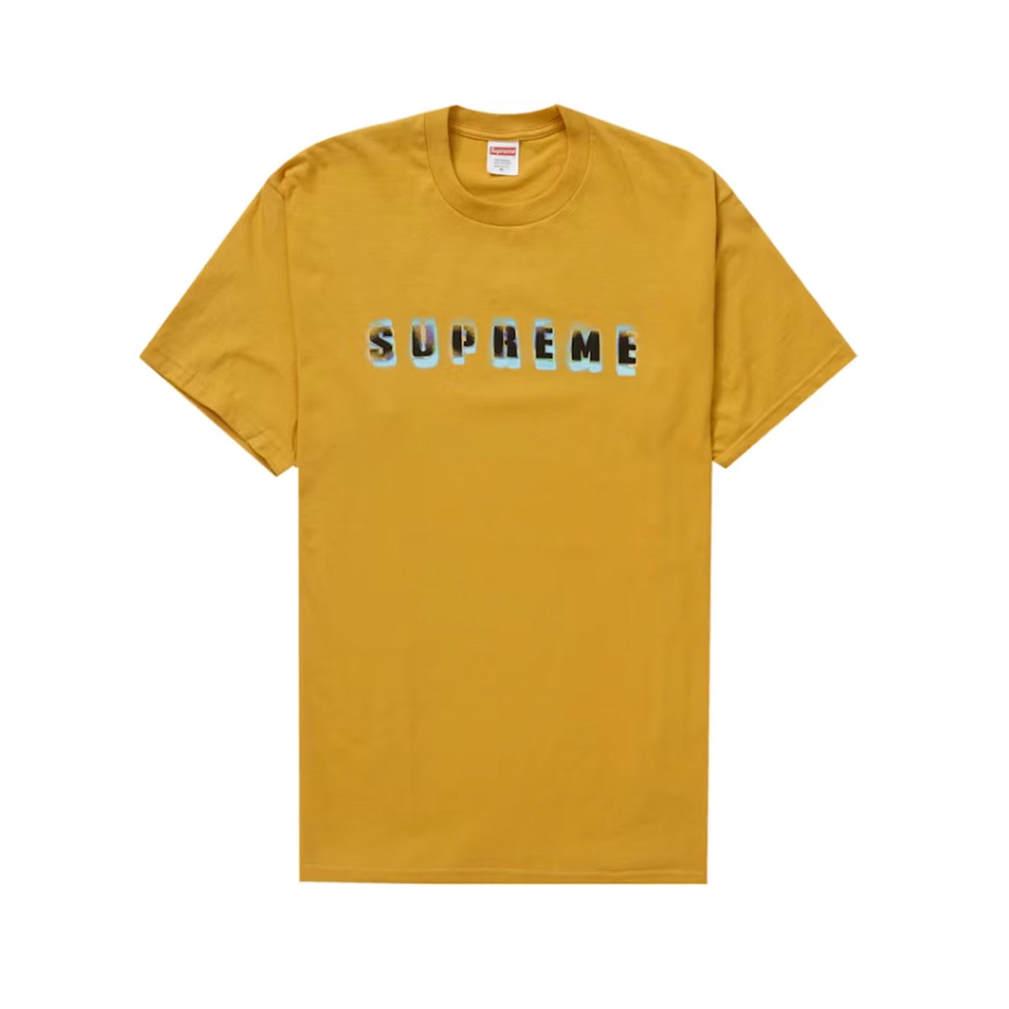 Supreme Stencil Tee Mustard [USED] - L (Used)