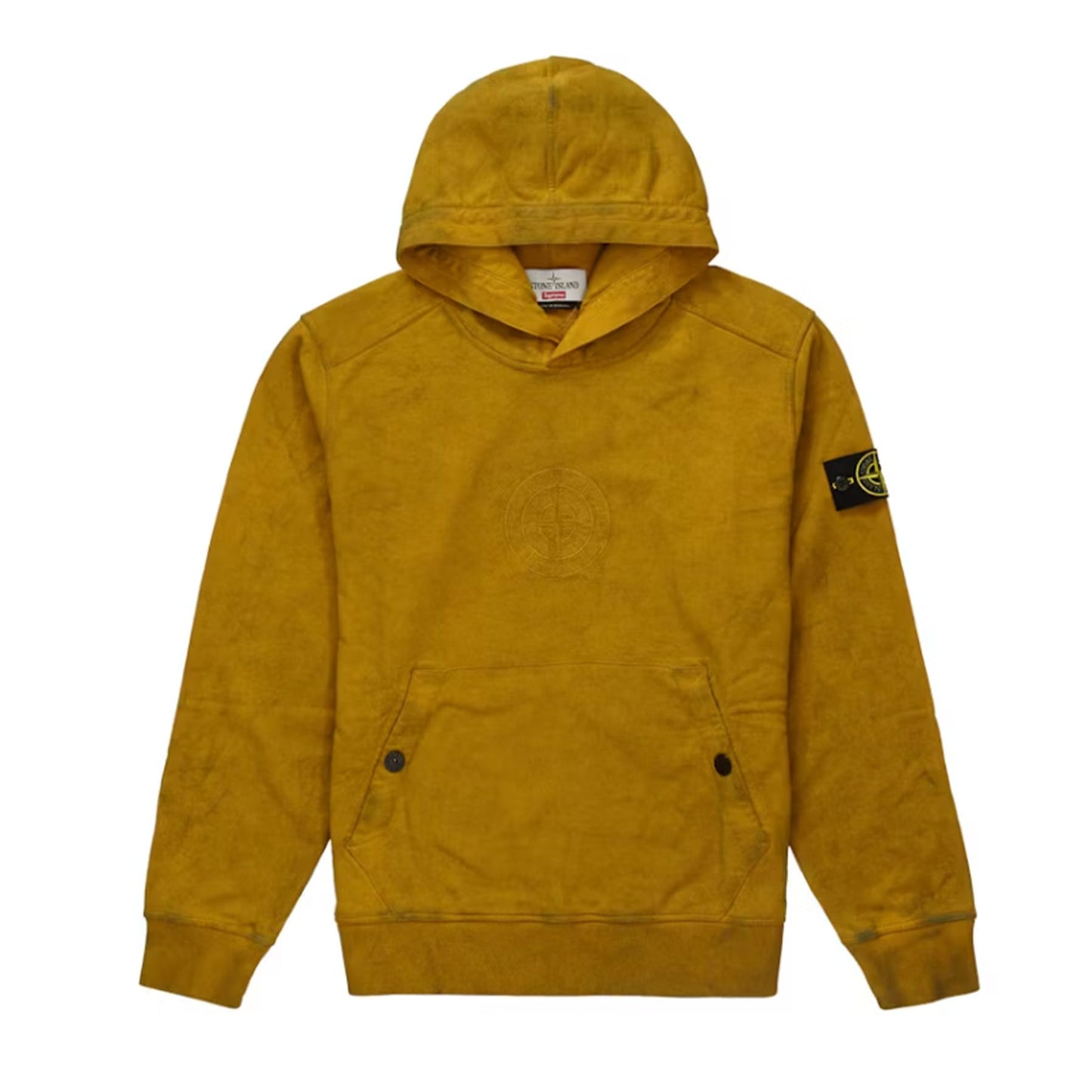 Supreme Stone Island Hooded Sweatshirt (SS19) Olive [USED] - L (Used)