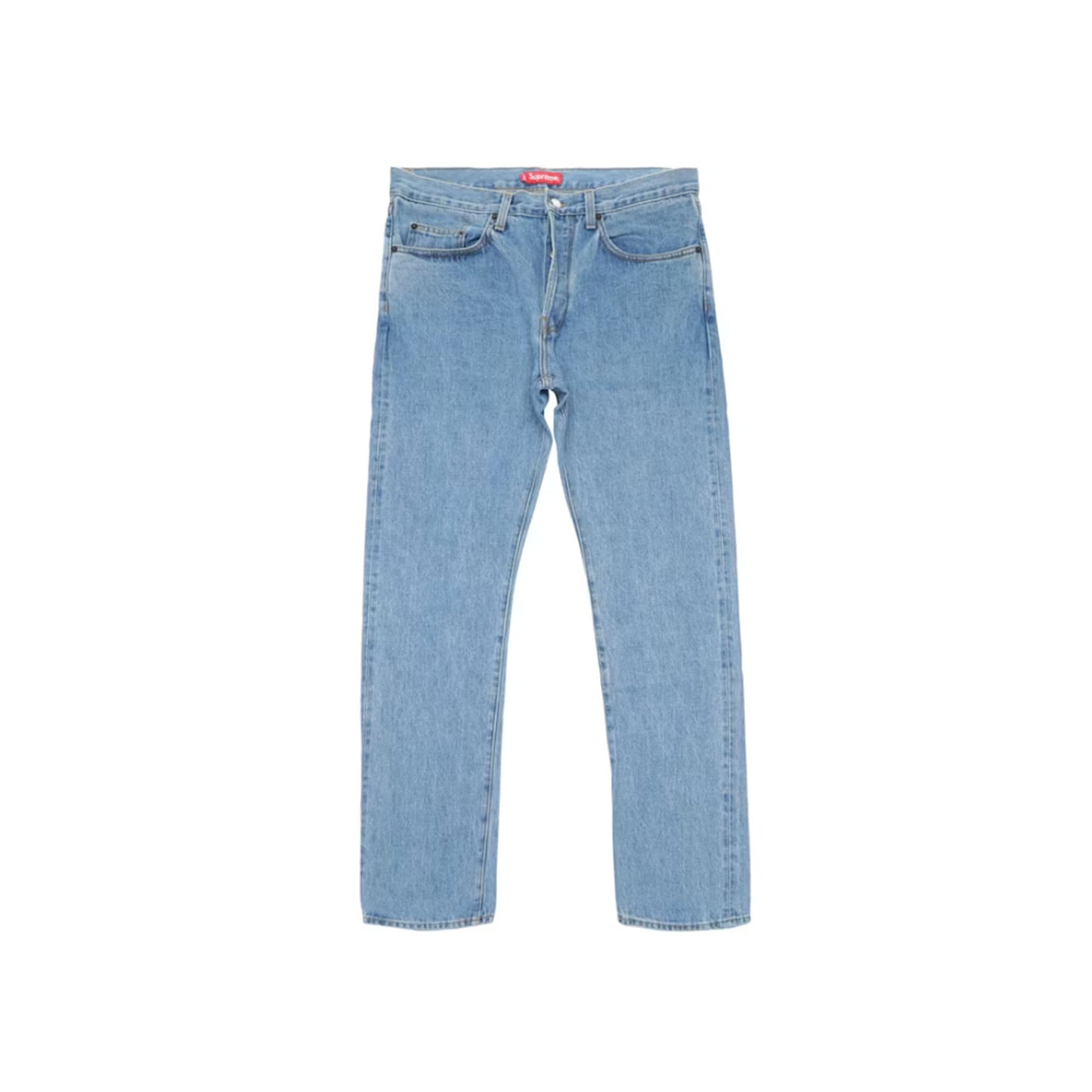 Supreme Stone Washed Slim Jeans Stone Washed Indigo [USED] - 32 (Used)