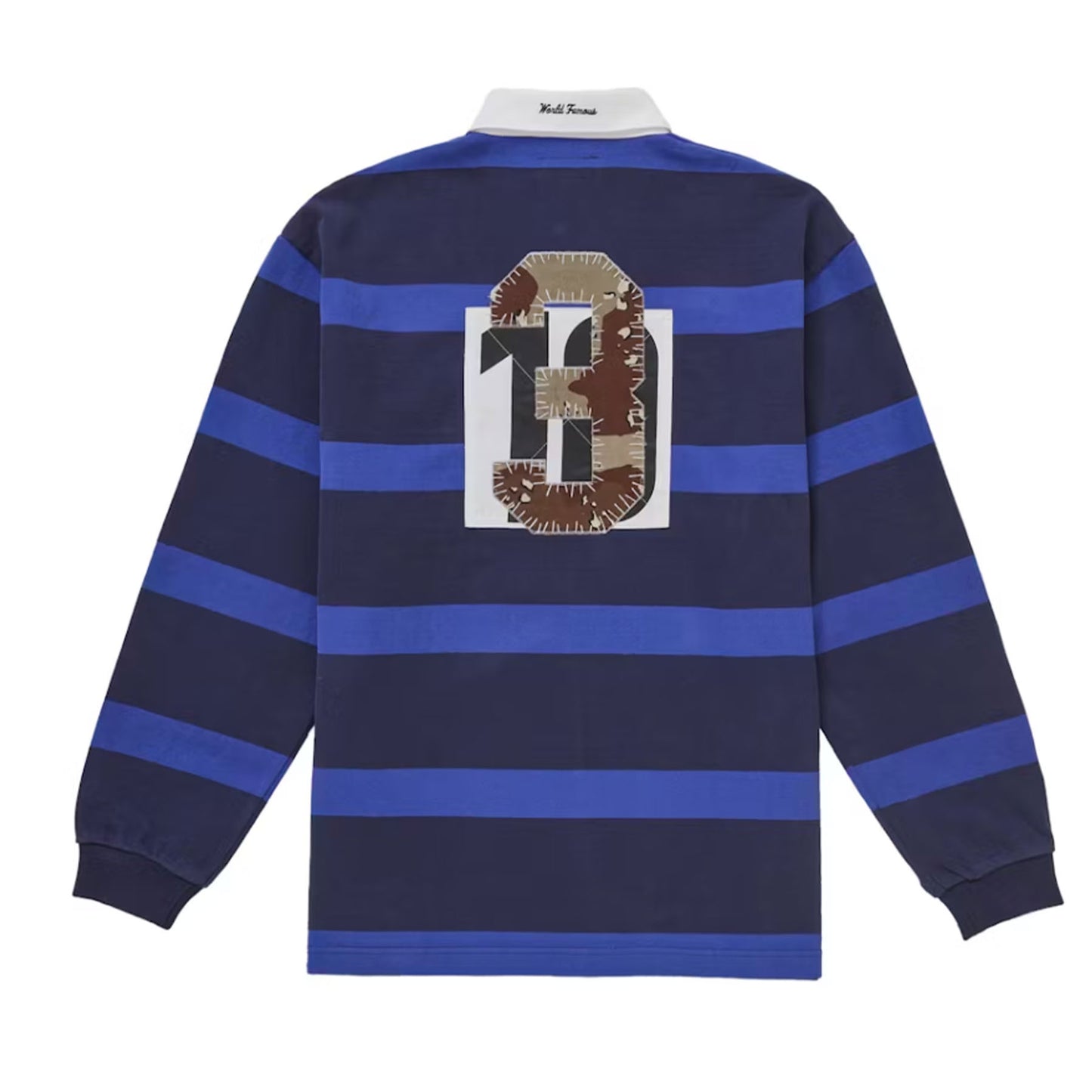 Supreme Stripe Rugby (FW25) Navy [USED] - S (Used)