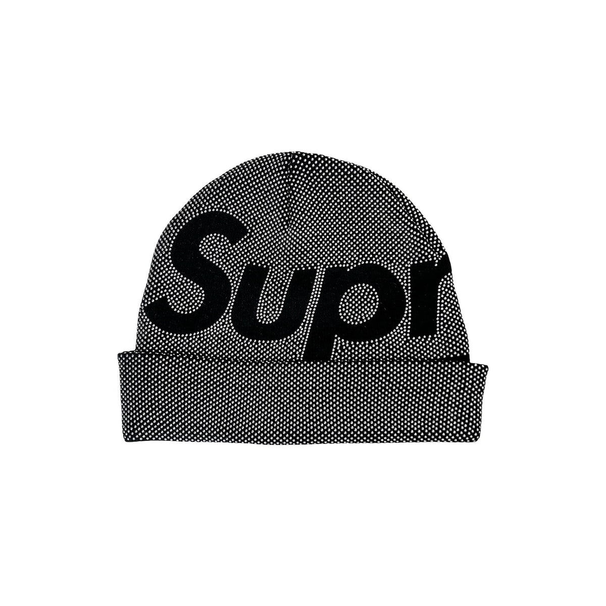 Supreme Studded Knockout Big Logo Beanie Black [USED]
